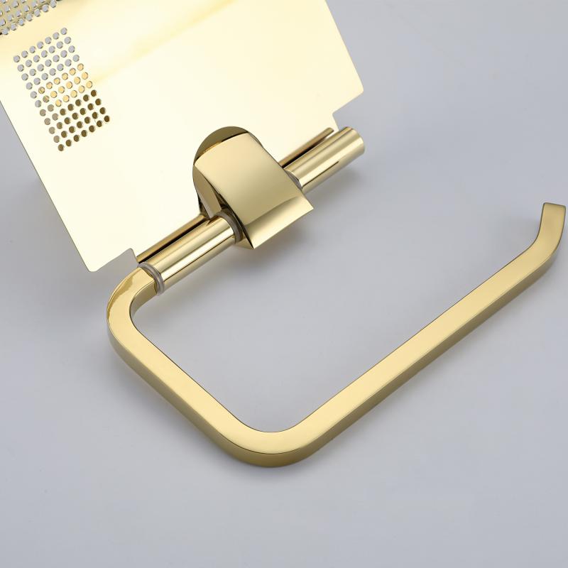 Держатель туалетной бумаги Gappo G07-3 G0703-3 золото