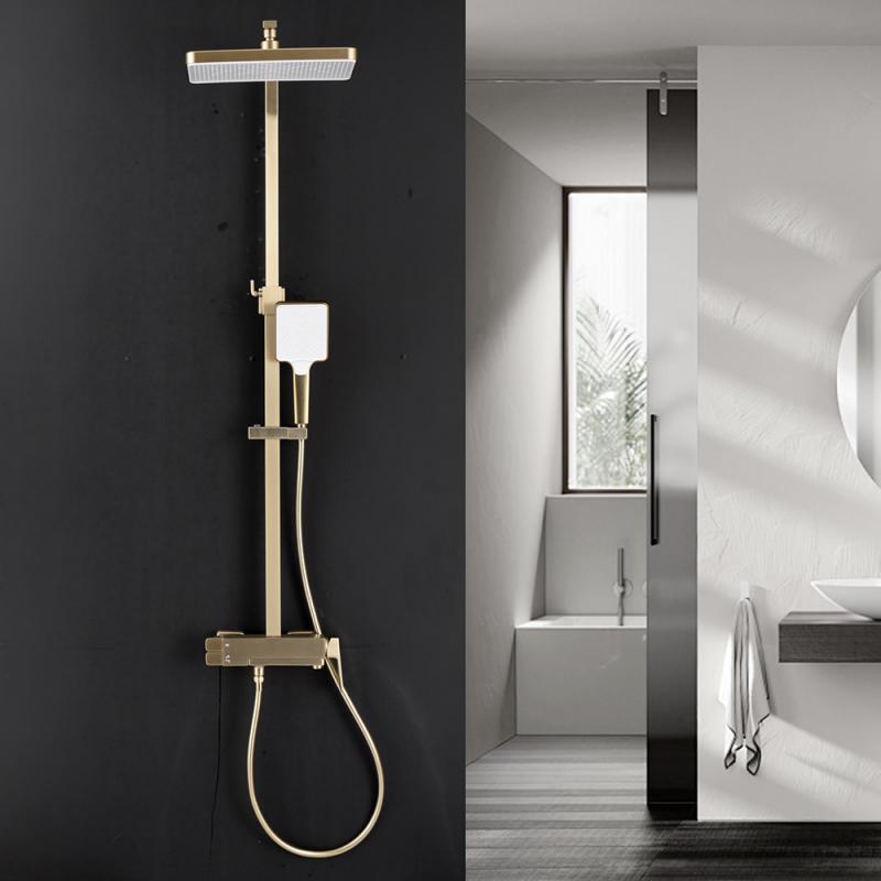 Душевая система Frap H90-3 F2490-3 золотой сатин