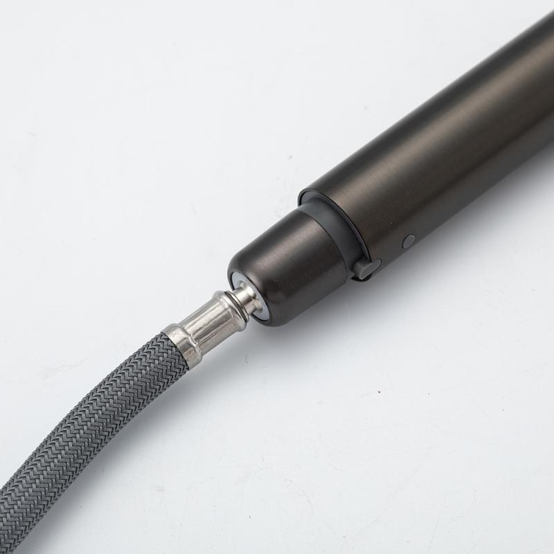 Вытяжной смеситель для кухни Frap H97 F6096-9 оружейная сталь