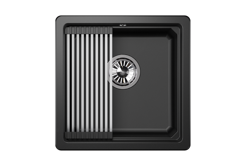 Кухонная мойка Granula KS-4501U Шварц (черный металлик)