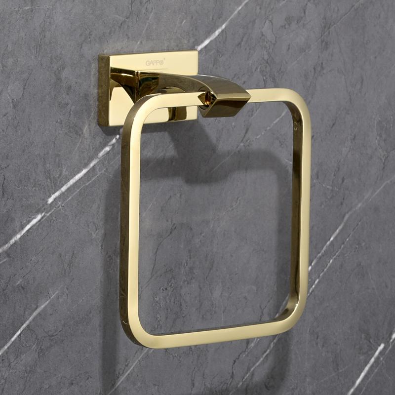 Полотенцедержатель 1-й Gappo G07-3 G0704-3 золото