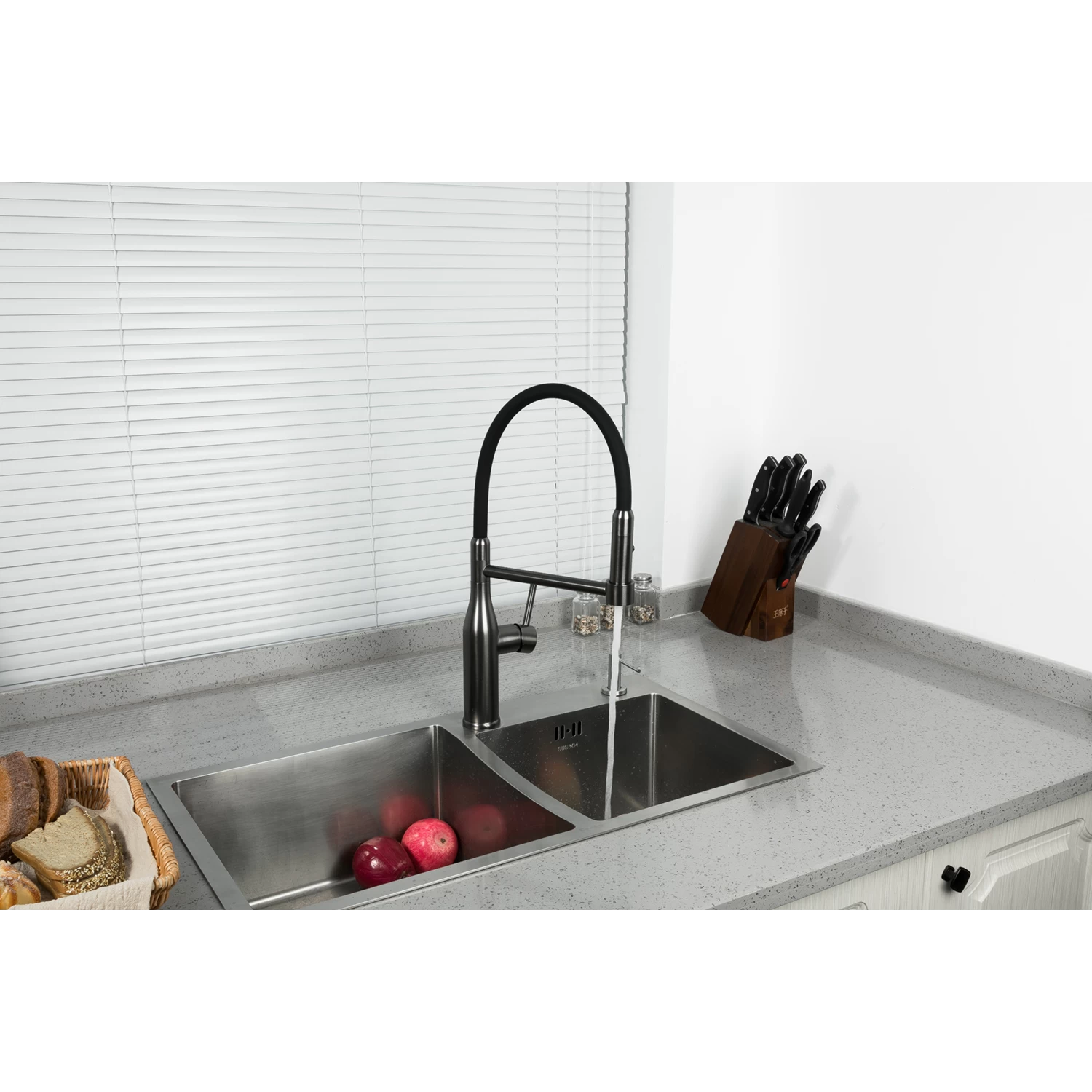 Смеситель для кухни с встроенным краном под питьевую воду Gappo G4398-51