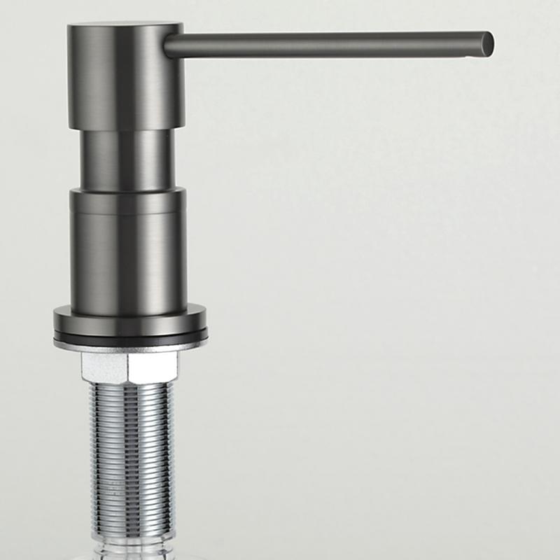 Дозатор жидкого мыла Gappo G402-9 оружейная сталь