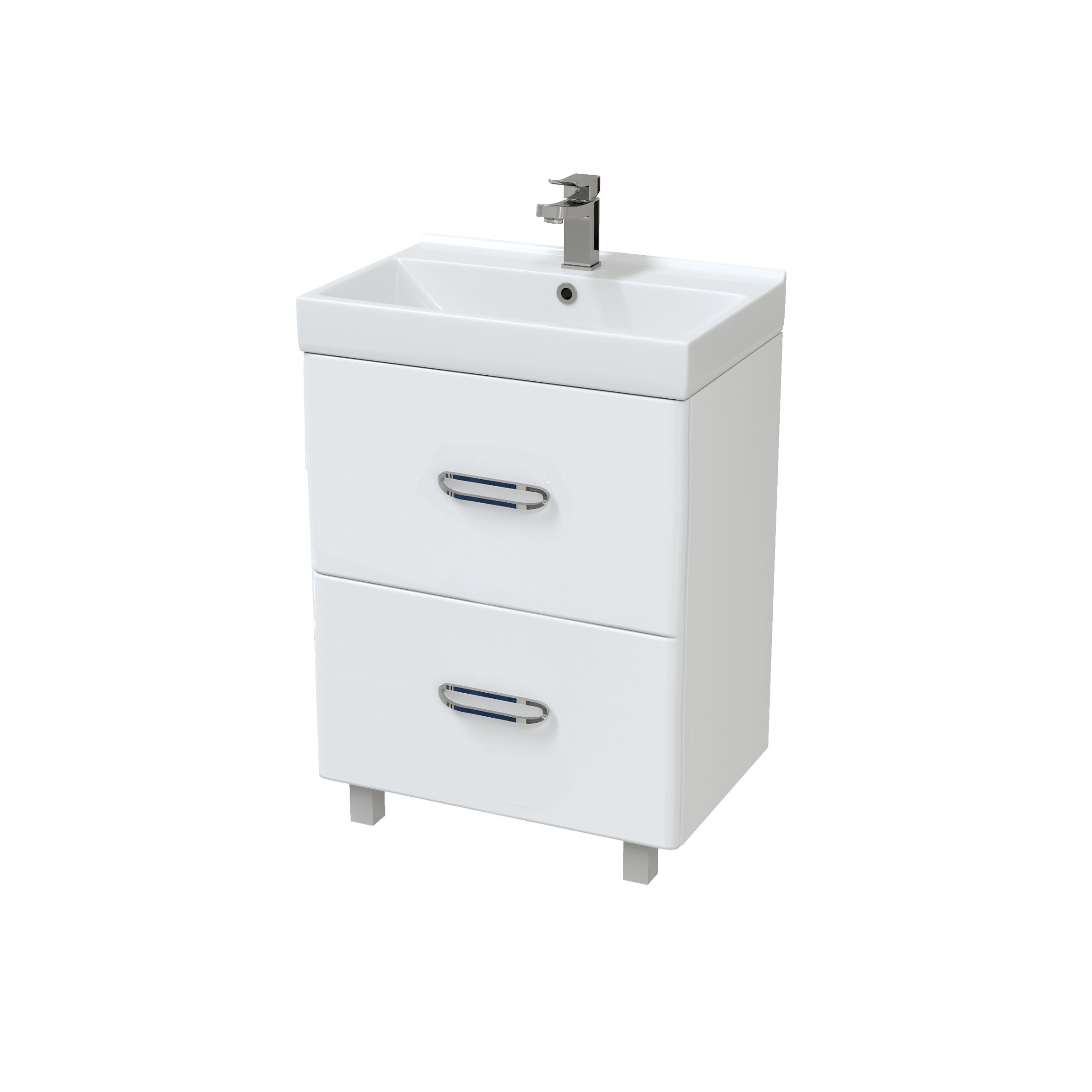 Напольная тумба Мирсант Fuji 60/2 с доводчиком