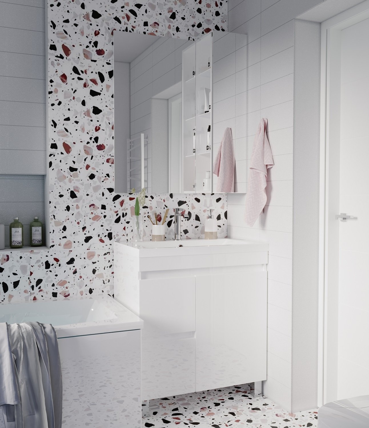 Зеркало 1Marka Cube 60