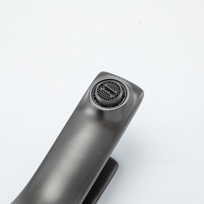 Смеситель для раковины Frap H87-9 F1087-9 оружейная сталь