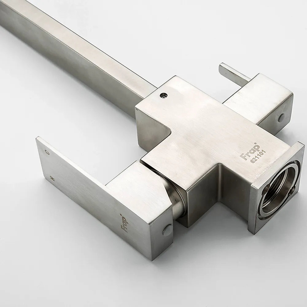 Смеситель для кухни с подключением фильтра Frap H802 F43802 сталь