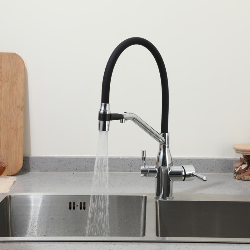 Смеситель для кухни с фильтром Frap H97 F4397 хром