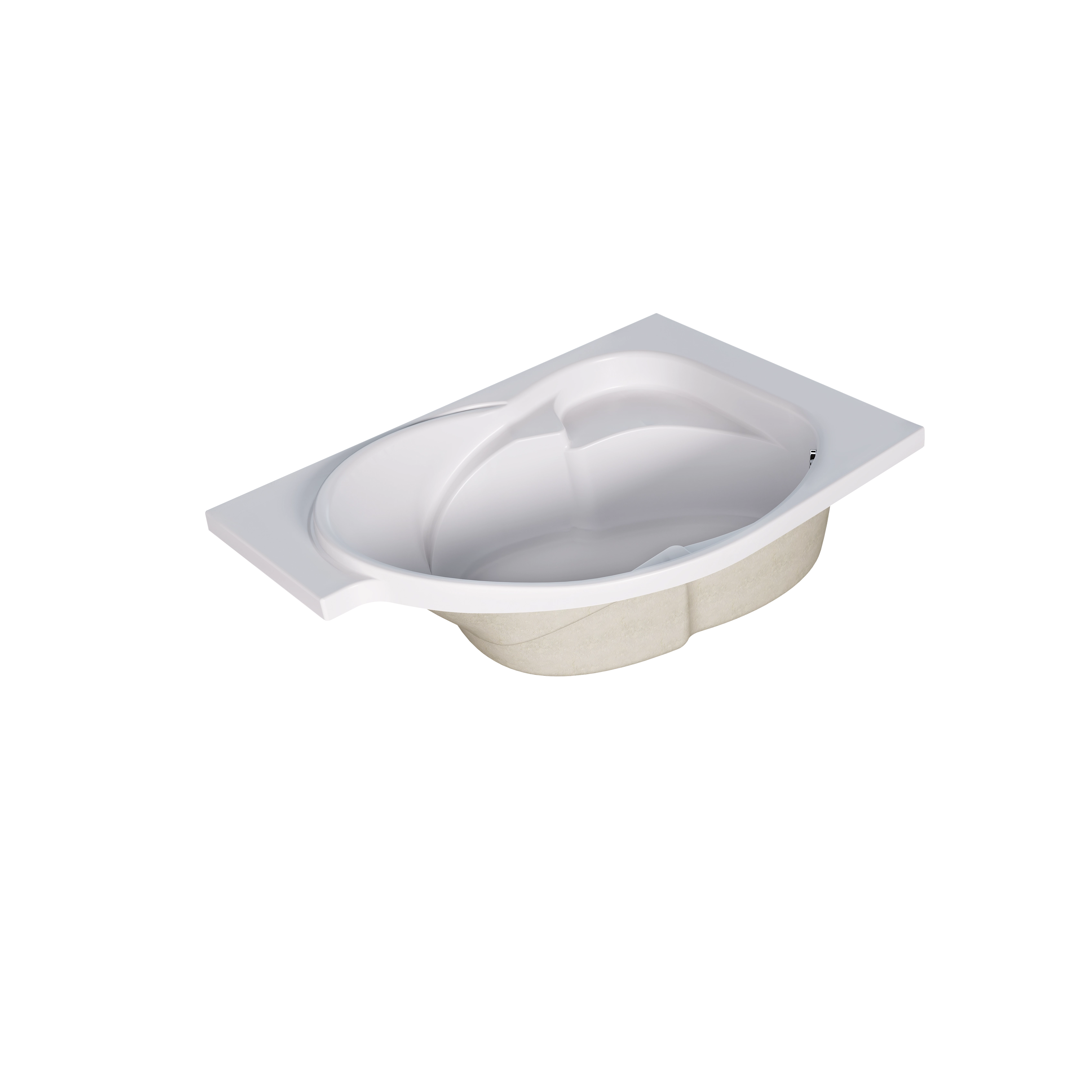 Акриловая ванна Marka One Ergonomika 158-175*110 R правая