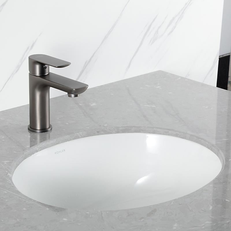 Смеситель для раковины Gappo G48-9 G1048-9 оружейная сталь