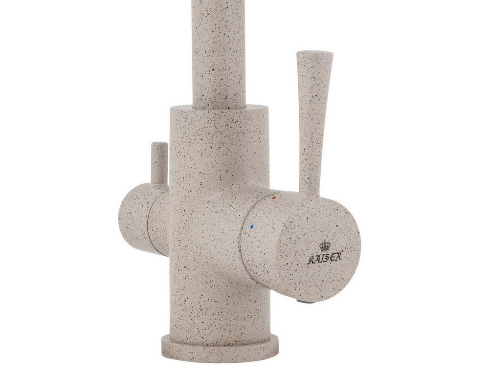 Смеситель для кухни с встроенным краном под питьевую воду Kaiser Merkur 26044-8 Песочный