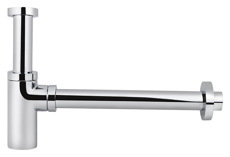 Cифон для раковины Kaiser 958L хром без выпуска