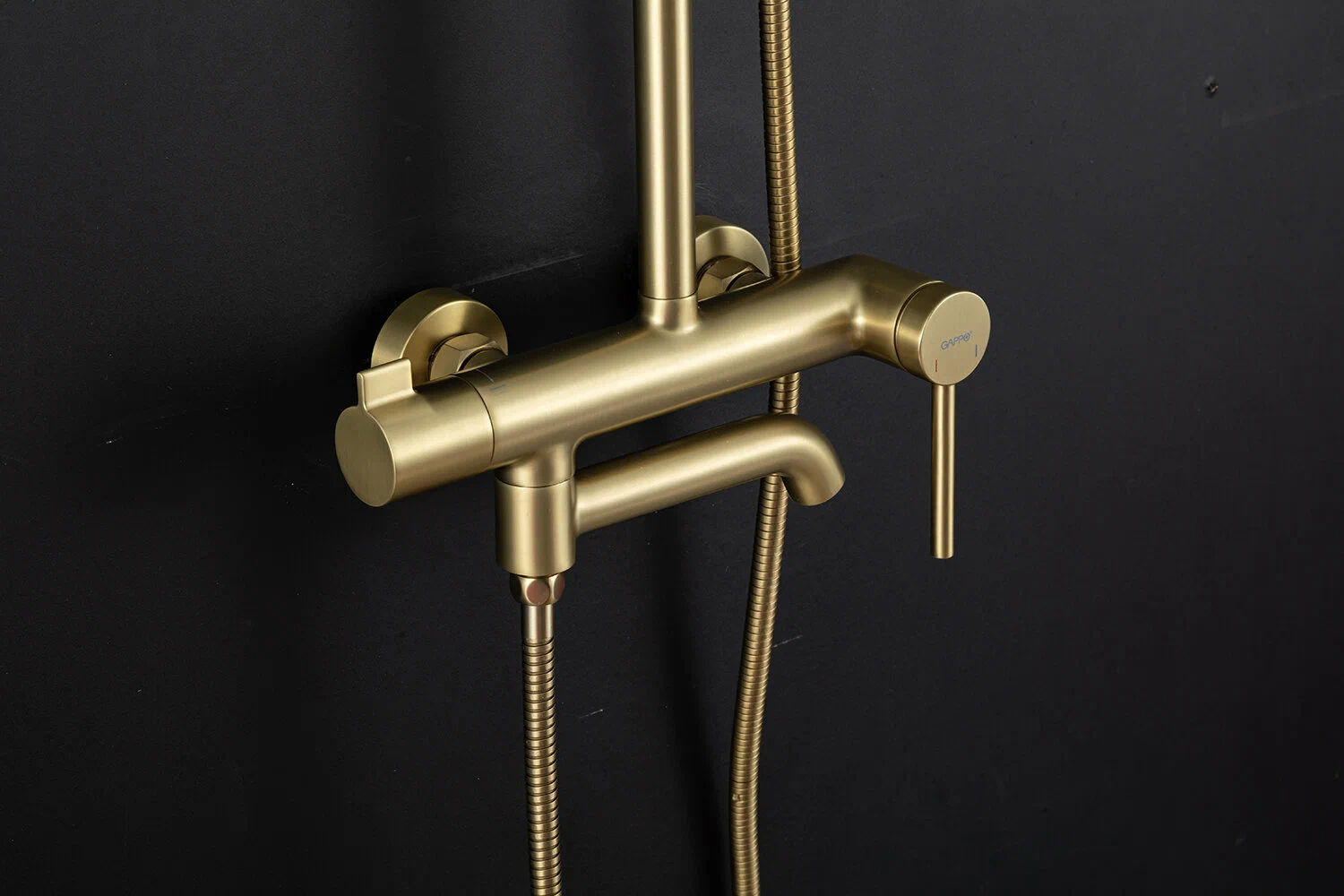 Душевая система Gappo G06-3 G2406-3 золотой сатин