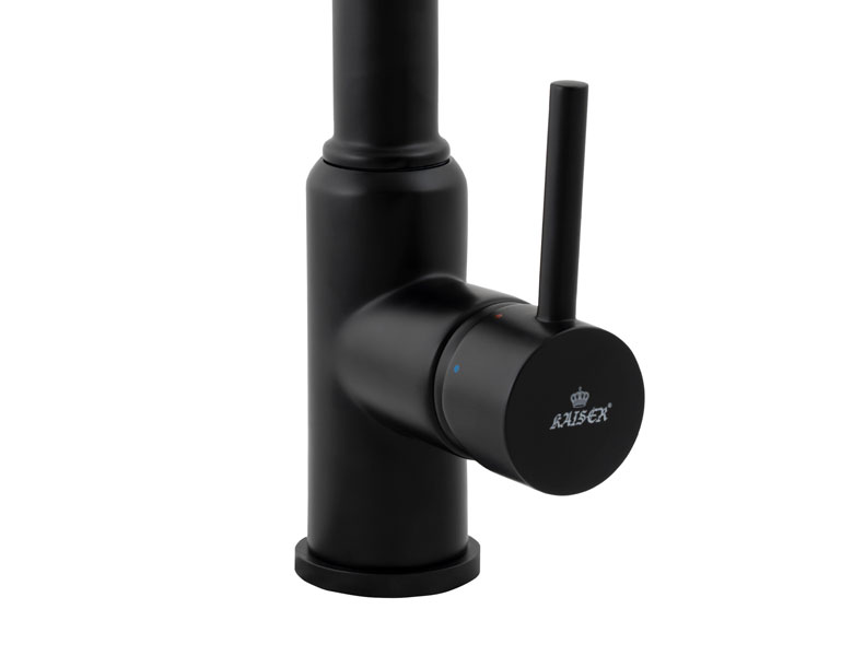 Смеситель для кухни с встроенным краном под питьевую воду Kaiser Teka 13044-9 Black Matt