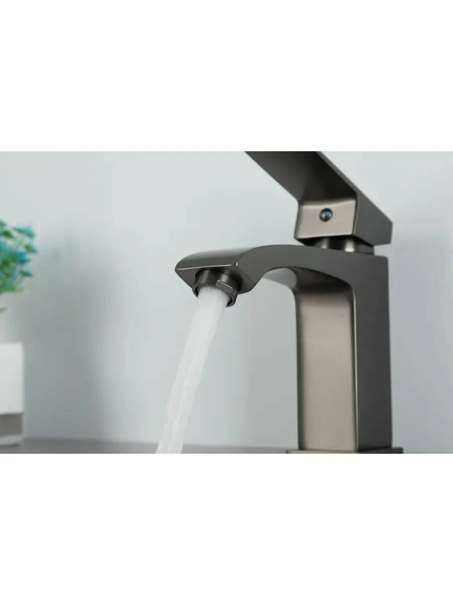 Смеситель для раковины Frap H76-9 F1076-9 оружейная сталь