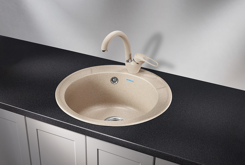Кухонная мойка Granula Standart ST-4802 Бежевый