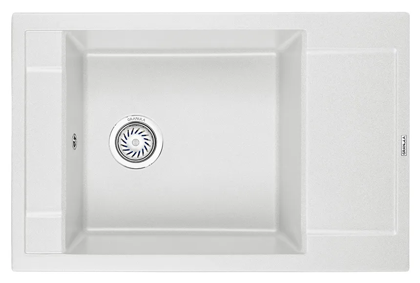 Кухонная мойка Granula GR-7806 Арктик (белый)