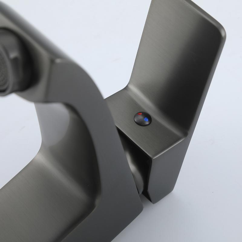 Смеситель для раковины Frap H76-9 F1076-9 оружейная сталь