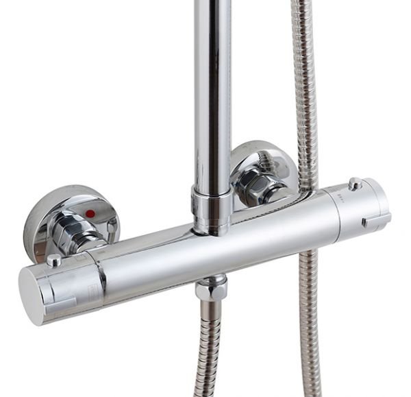 Душевая стойка с термостатом Nova 1350 хром