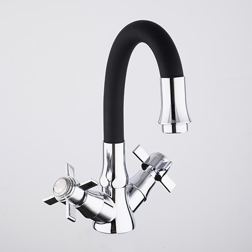 Гибкий черный излив Frap F7260