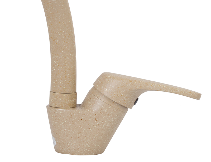 Смеситель для кухни  Kaiser County 55244-6 бежевый мрамор