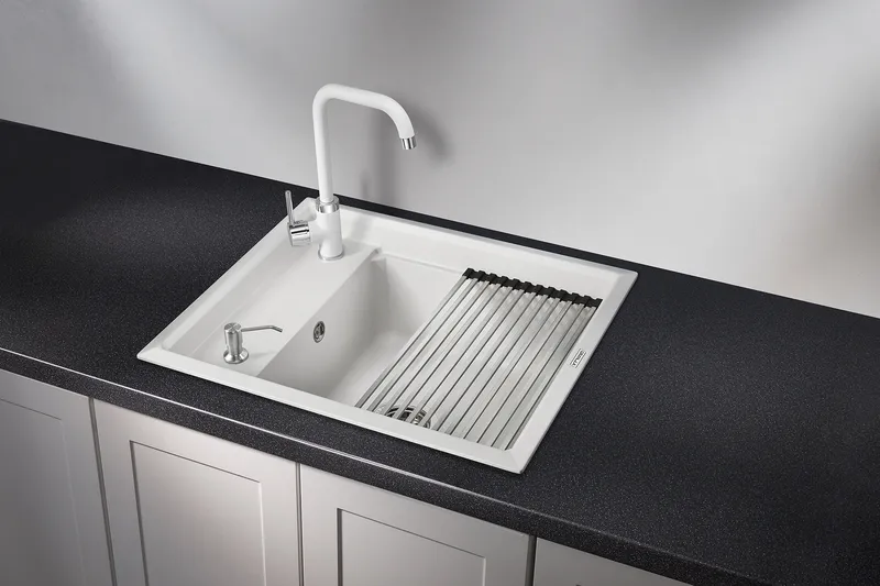 Кухонная мойка Granula KS-6004 Арктик (белый)