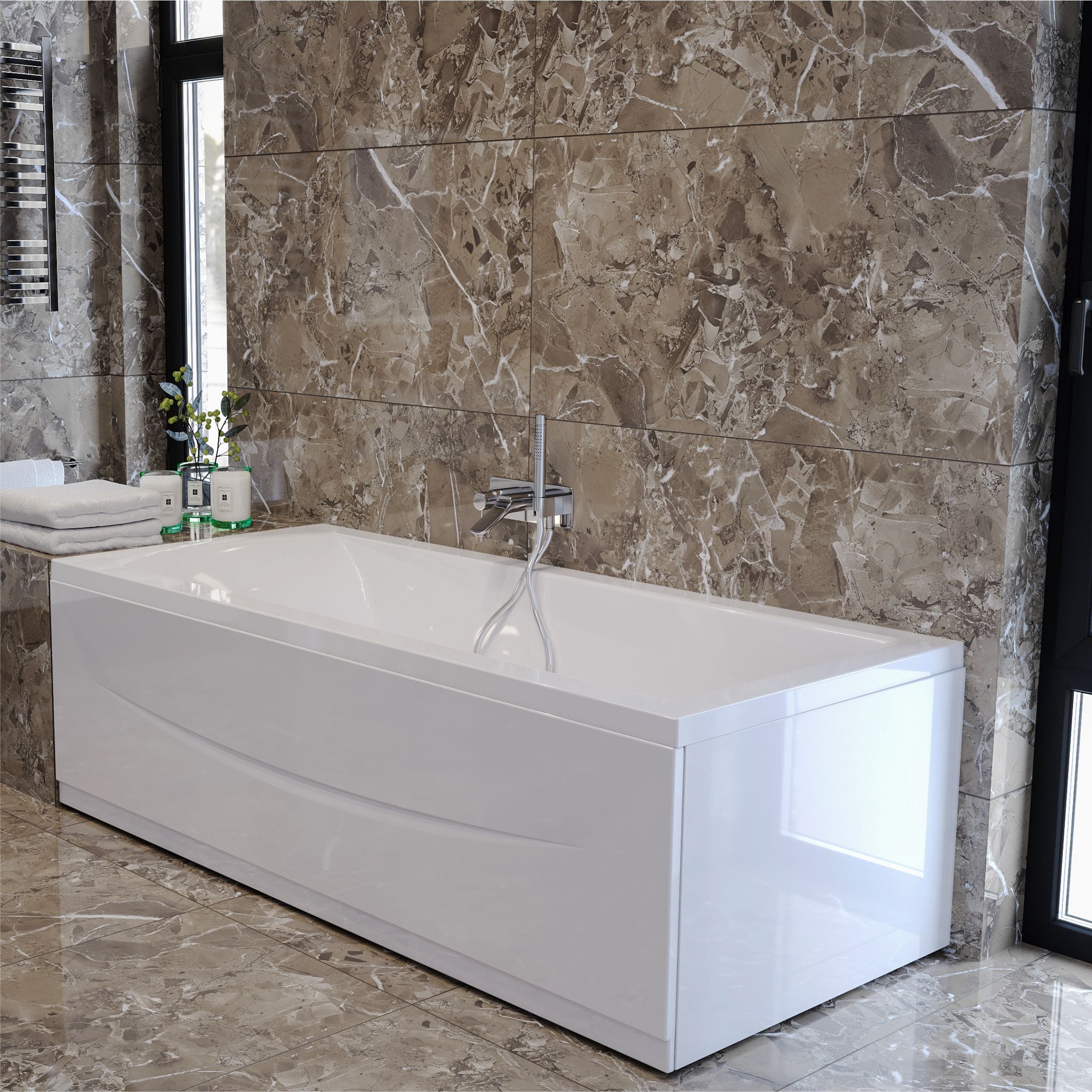 Акриловая ванна Мирсант Ривьера Premium 180*80