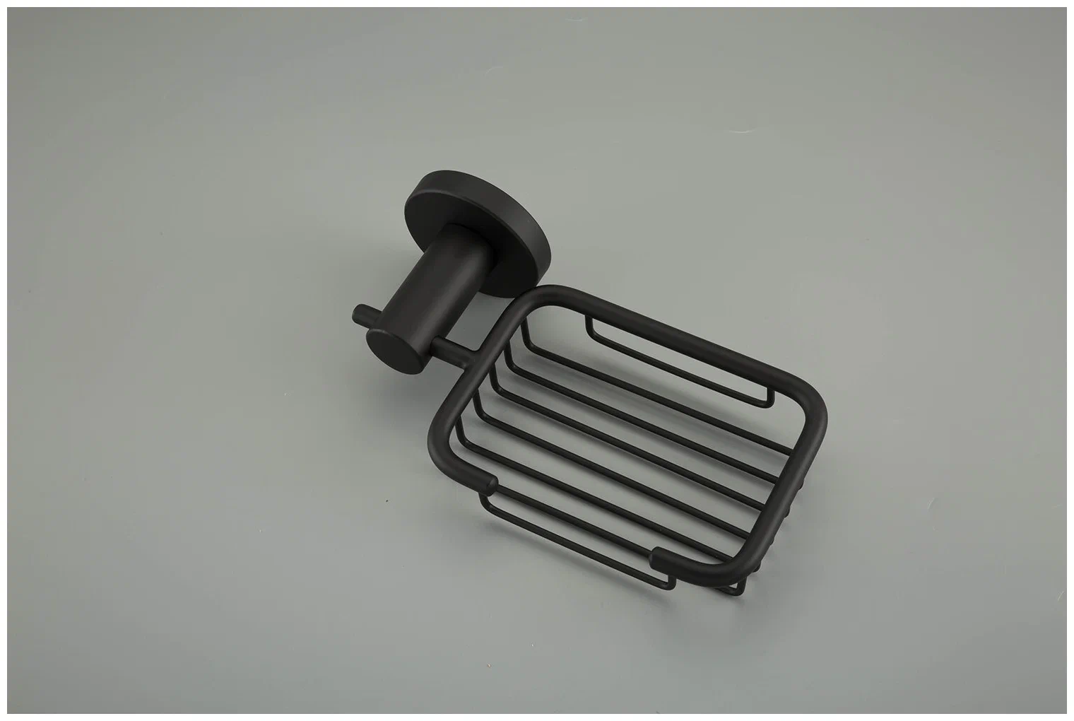 Черная мыльница настенная Frap F30202-1