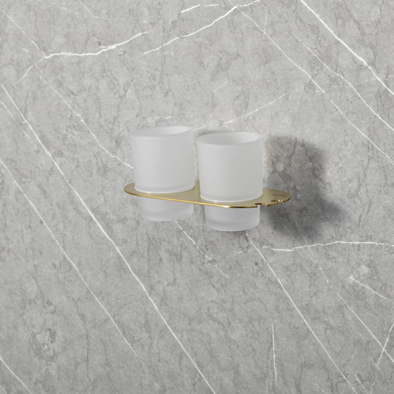 Стаканы для ванны Gappo G309-3 G30908-3 золотой сатин