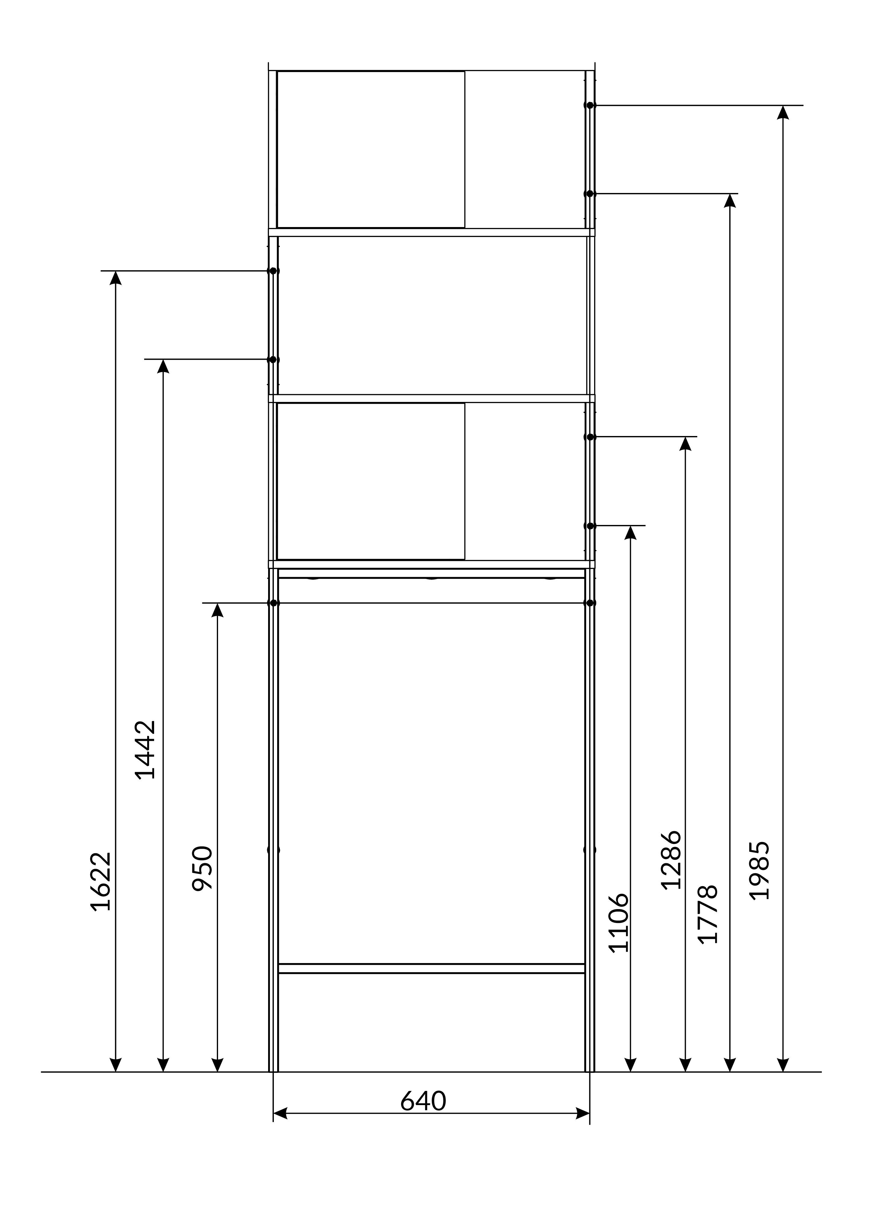 Шкаф 1Marka Grunge Loft 200*66 Дуб вотан
