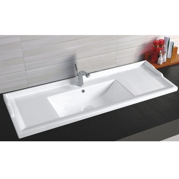 Полувстраиваемая раковина CeramaLux 92 N 840-90 белая