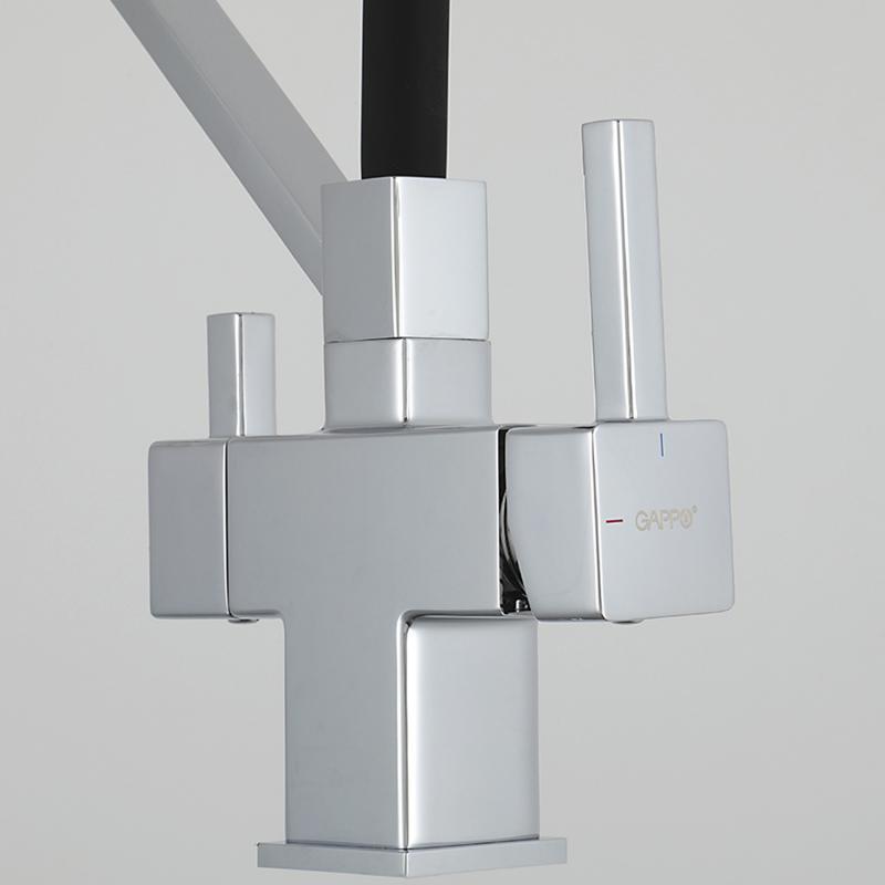 Смеситель для кухни с фильтром Gappo G95 G4395-30 хром