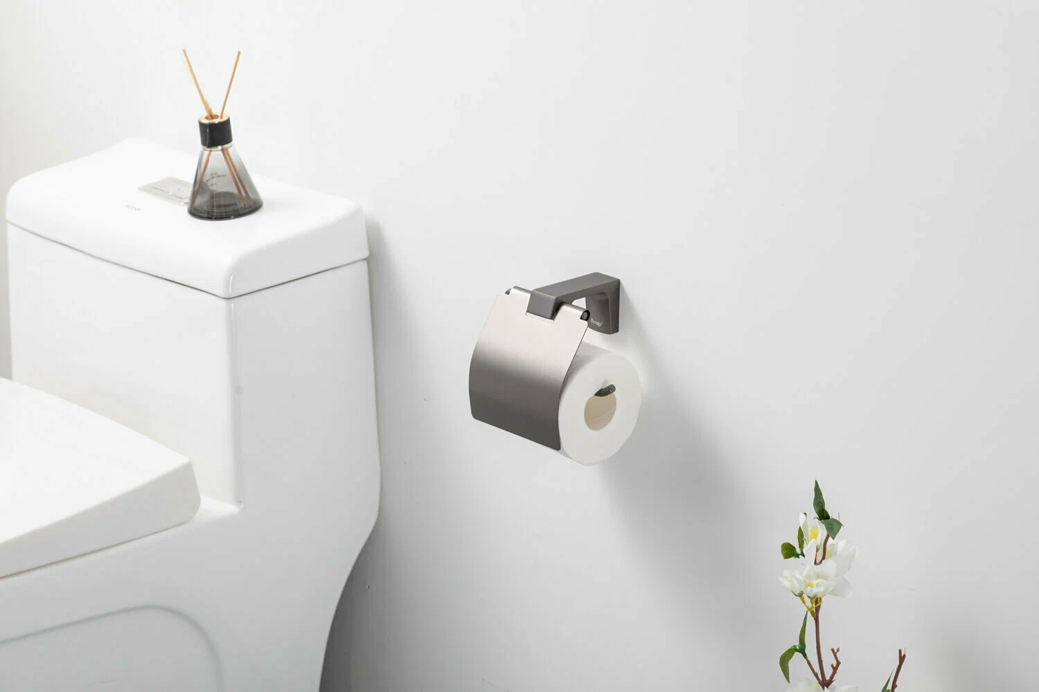 Держатель туалетной бумаги Frap F306-9 F30603-9 оружейная сталь