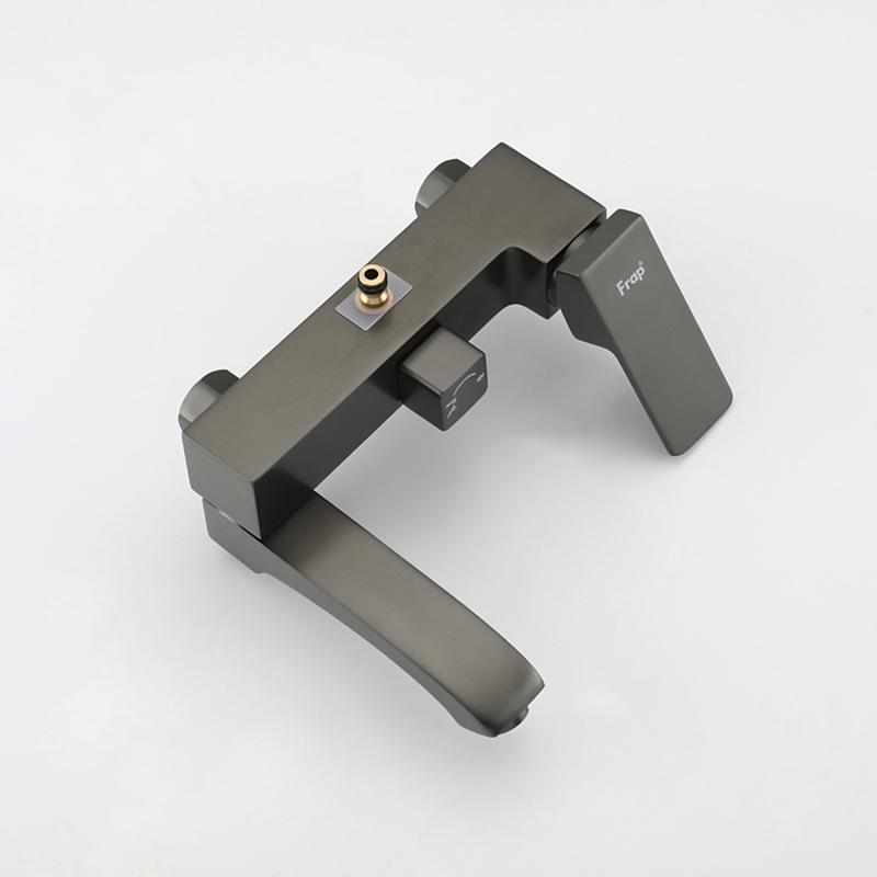 Душевая система Frap H76-9 F2476-9 оружейная сталь