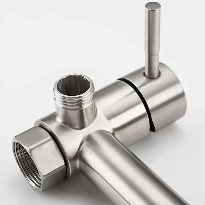 Смеситель с гигиеническим душем Frap F7503-5 сталь