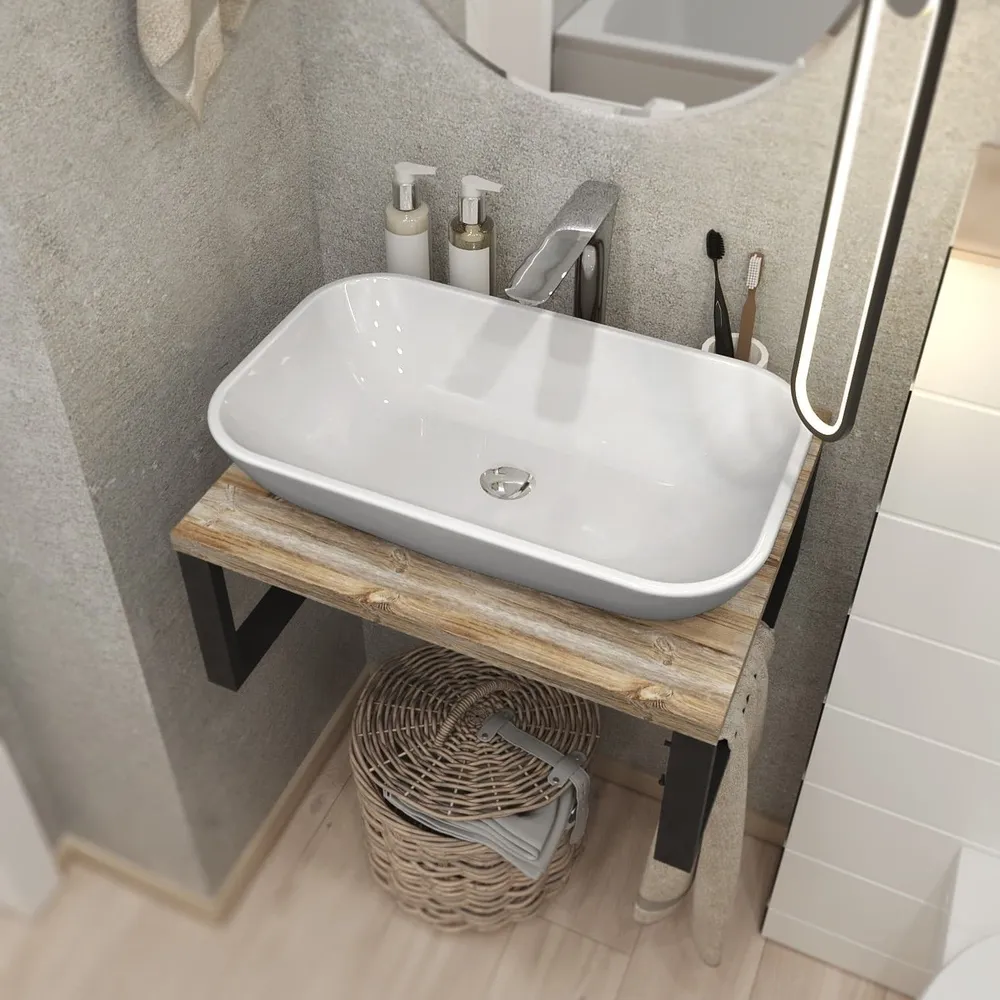 Столешница 1Marka Grunge Loft 60 Дуб Намибия