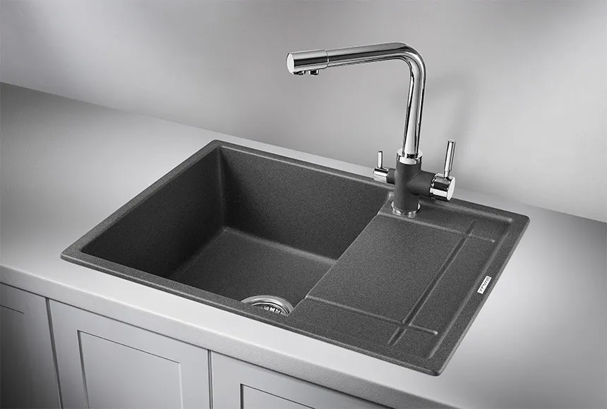 Кухонная мойка Granula GR-6501 Графит (черно-серый)