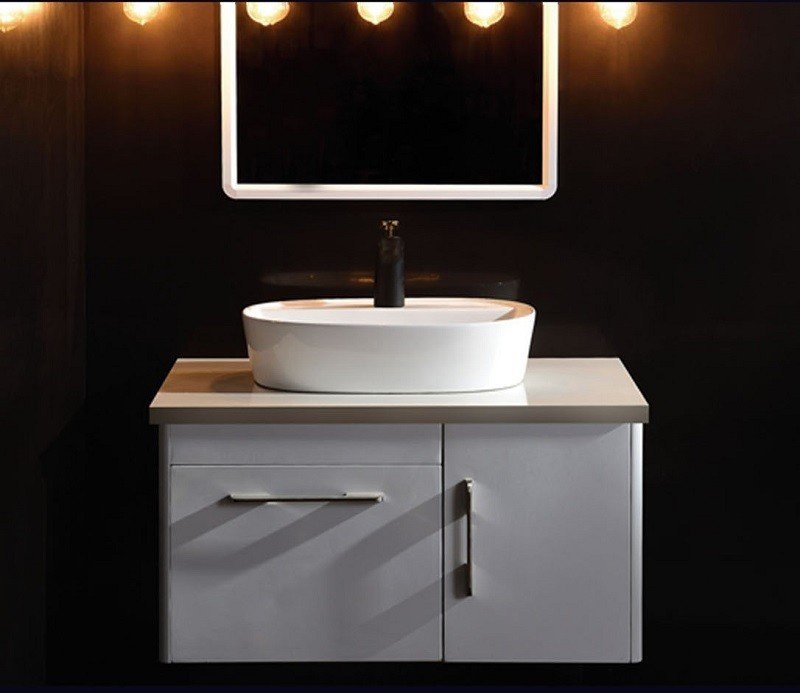 Накладная раковина CeramaLux 61 N D1346 белая