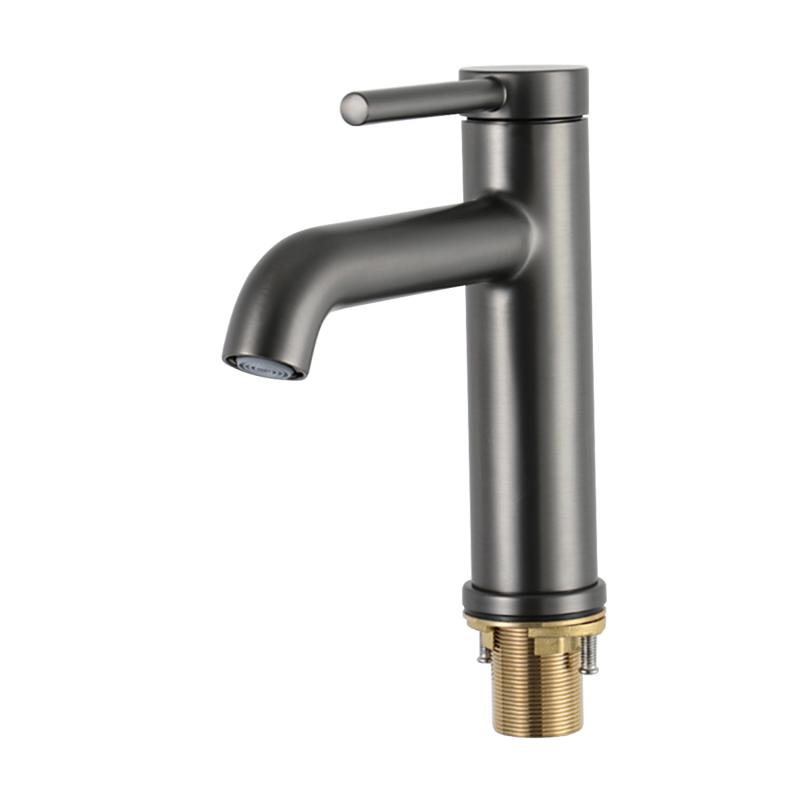 Смеситель для раковины Gappo G06-9 G1006-9 золотой сатин