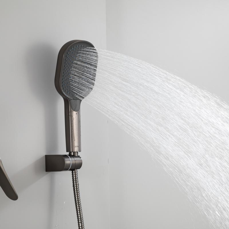 Смеситель для ванны Gappo G10-9 G3210-9 оружейная сталь