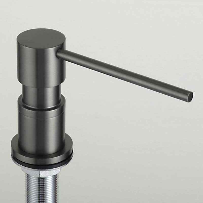 Дозатор жидкого мыла Gappo G402-9 оружейная сталь