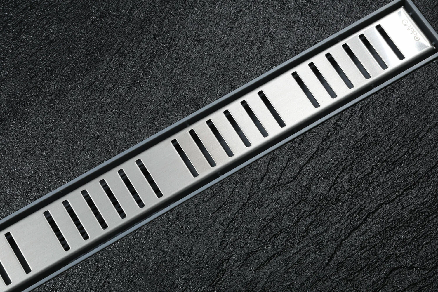 Душевой трап 80 см с комбинированным затвором Gappo G88007-5 сталь