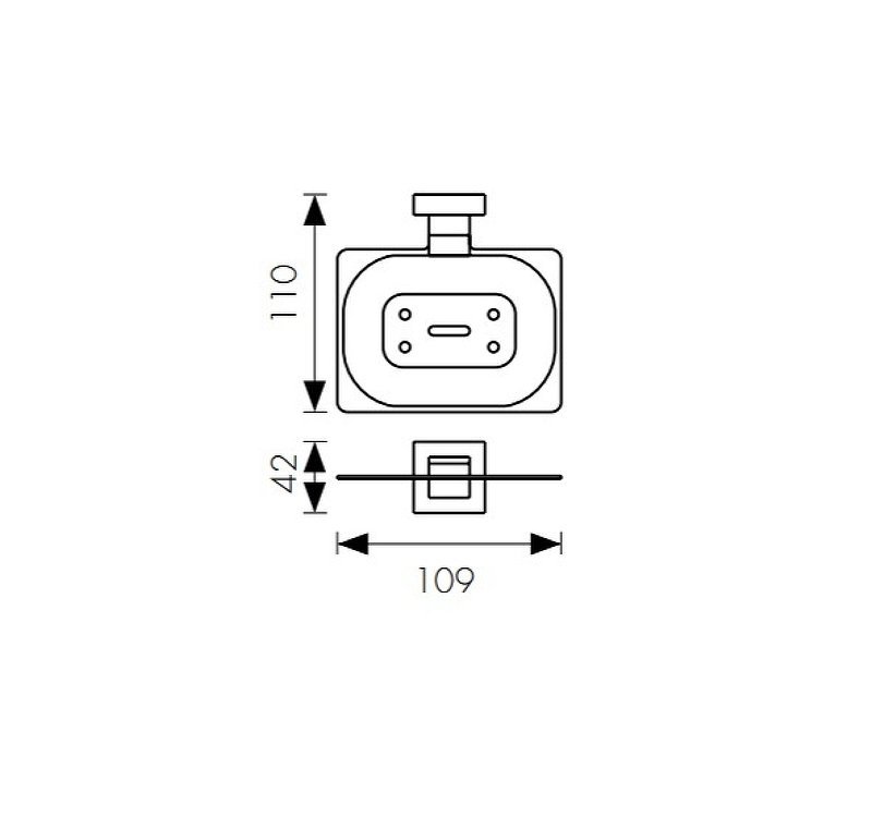 Мыльница Kaiser Canon Br KH-4304 бронза