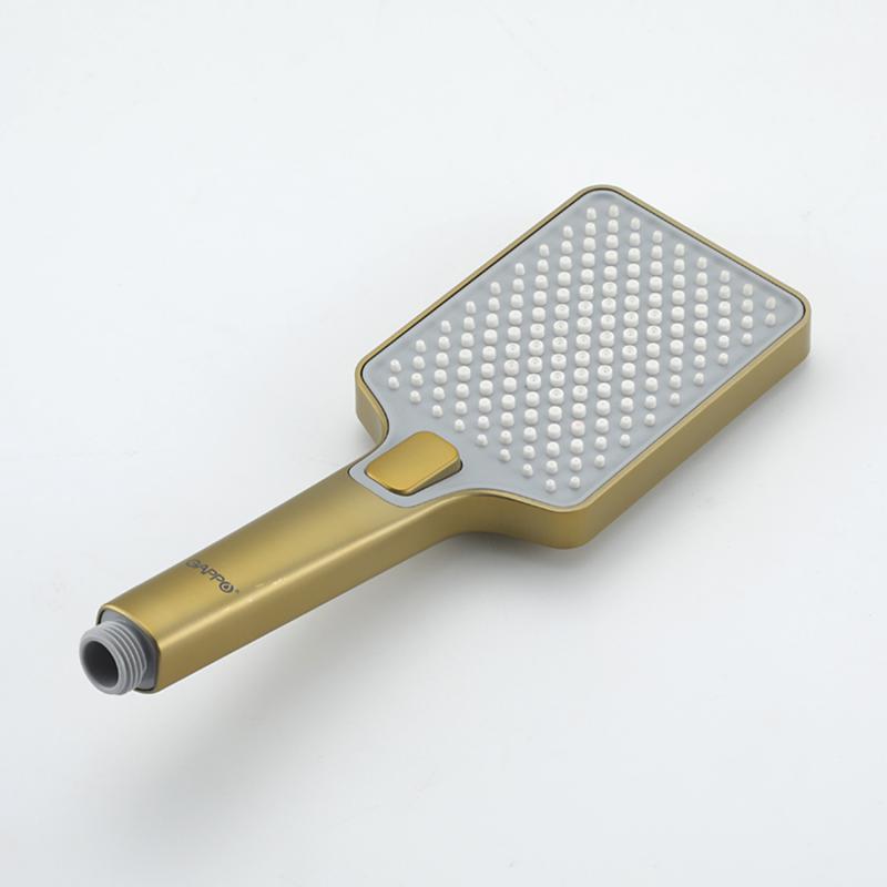 Душевая система с термостатом Gappo G91 G2491-3 золотой сатин