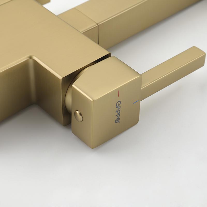 Смеситель для кухни с фильтром Gappo G95 G4395-53 золотой сатин