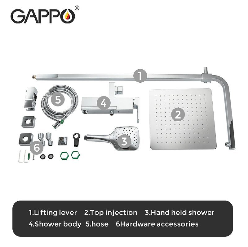 Душевая система Gappo G18 G2418-1