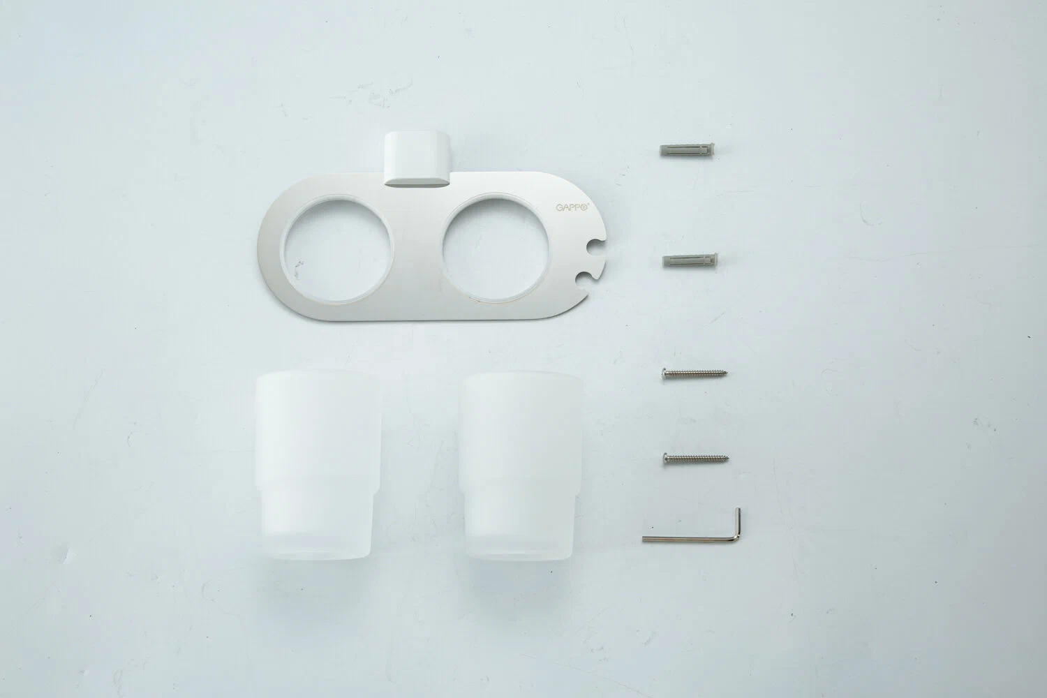 Стаканы для ванны Gappo G309-8 G30908-8 белый-хром