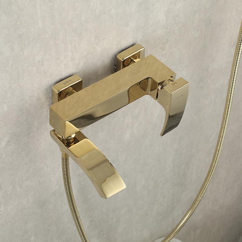 Смеситель для ванны Gappo G07-3 G3207-3 золото