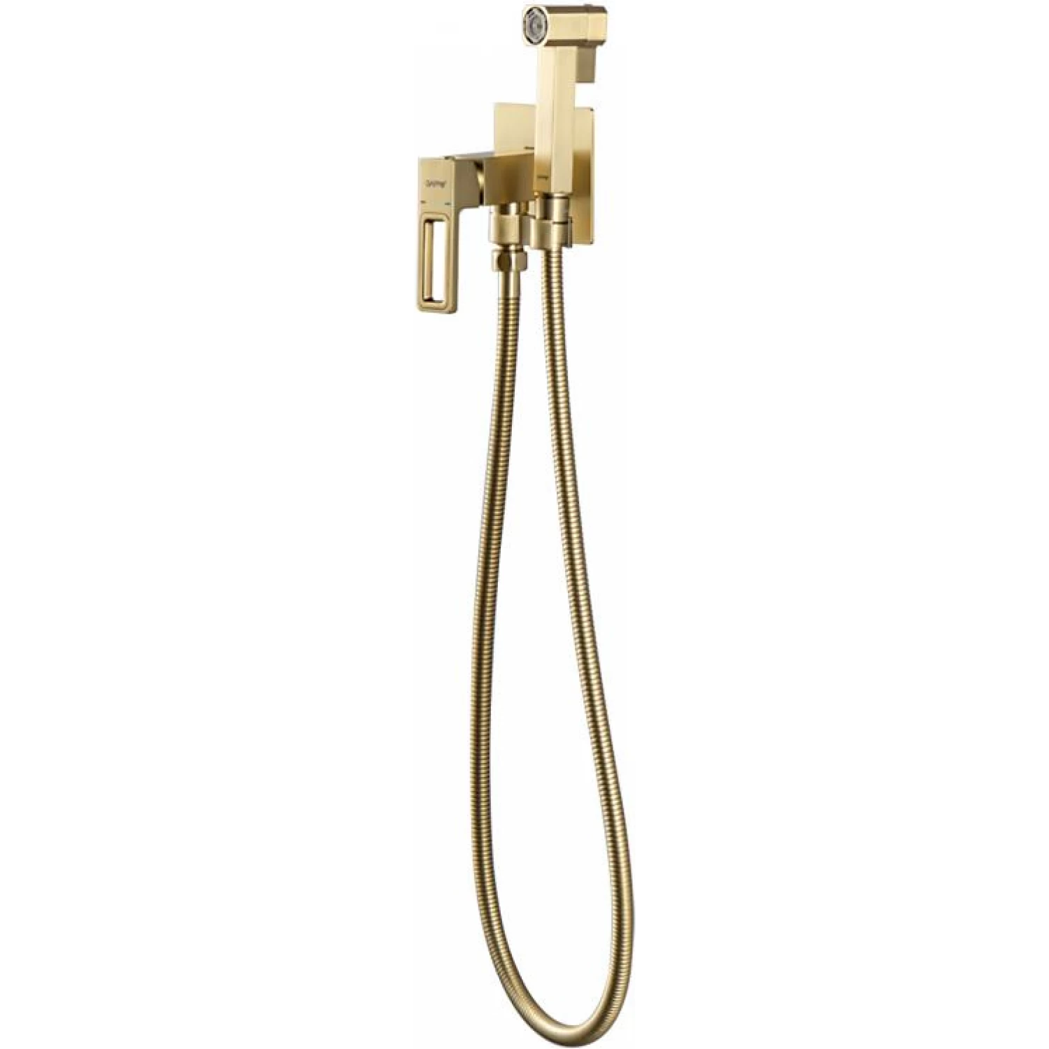Гигиенический душ встраиваемый Gappo G17-3 G7217-13 золотой сатин