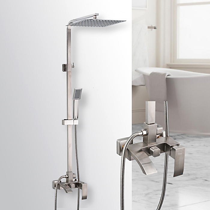 Душевая система Frap H803 F24803 сталь